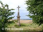 Kamenný kříž u rozcestí Bělotín-Polom-Lučice